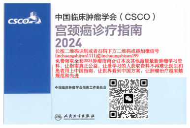 2024年CSCO宫颈癌诊疗指南