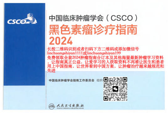 2024年CSCO黑色素瘤诊疗指南