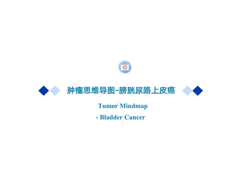膀胱尿路上皮癌2022年CSCO思维导图