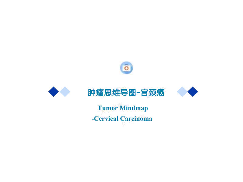 宫颈癌2022年CSCO思维导图