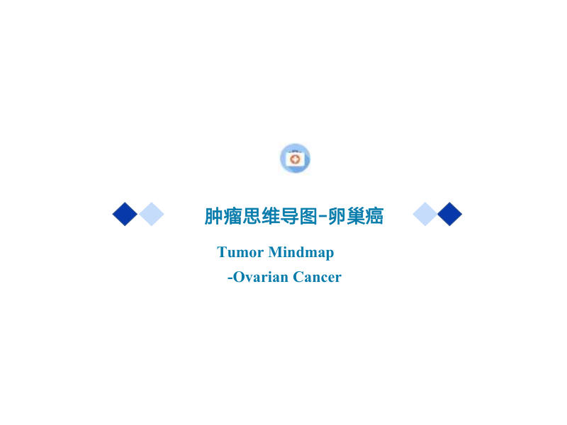 卵巢癌思维导图CSCO2022