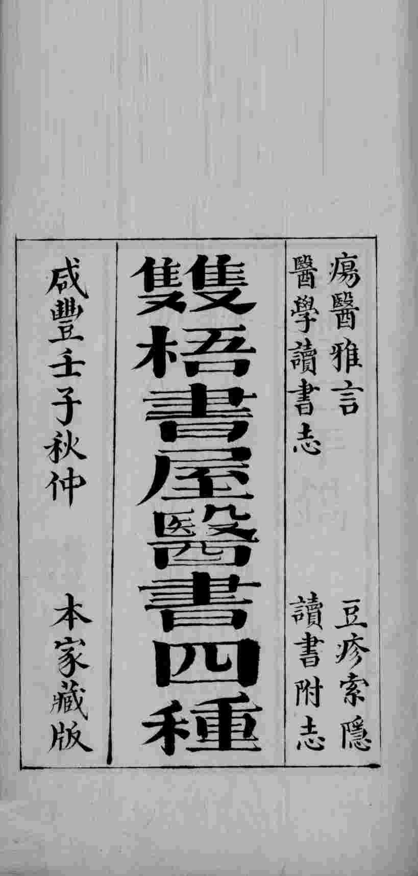 疡医雅言