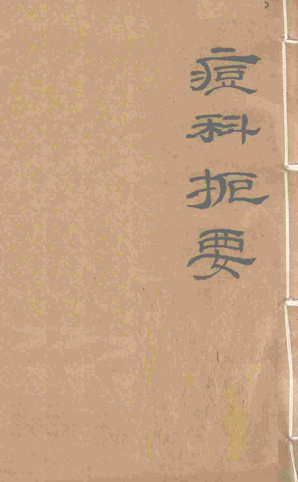 痘诊扼要全卷