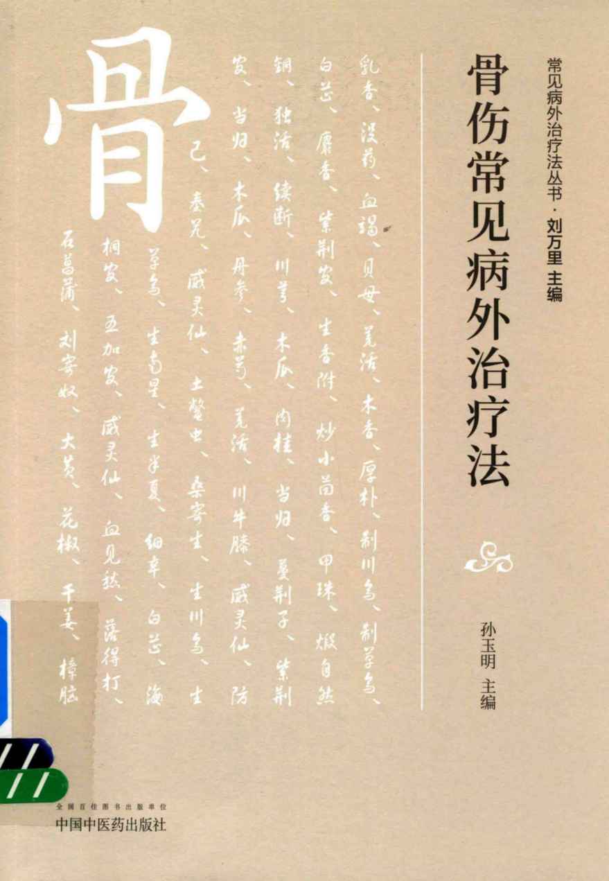 骨伤常见病外治疗法